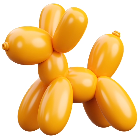 Chien ballon  3D Icon