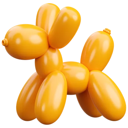 Chien ballon  3D Icon