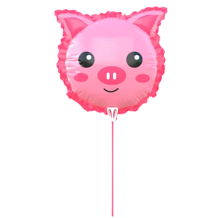 Ballon de cochon  3D Icon