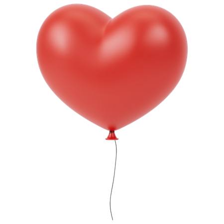 Coeur de ballon  3D Icon