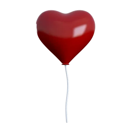 Ballon coeur  3D Icon