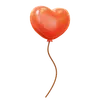 ballon coeur rouge