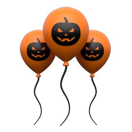 Ballon d'Halloween  3D Icon