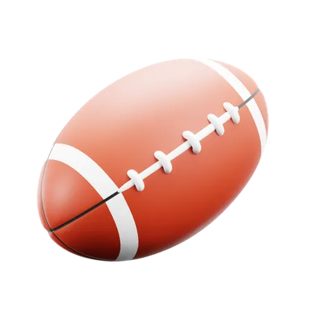 Ballon de football américain  3D Icon