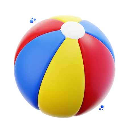 Ballon de plage  3D Icon