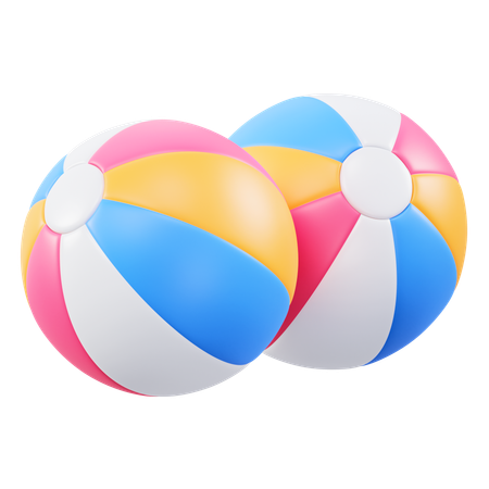 Ballon de plage  3D Icon