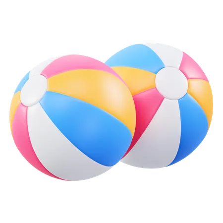 Ballon de plage  3D Icon