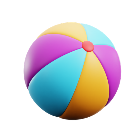 Ballon de plage  3D Icon