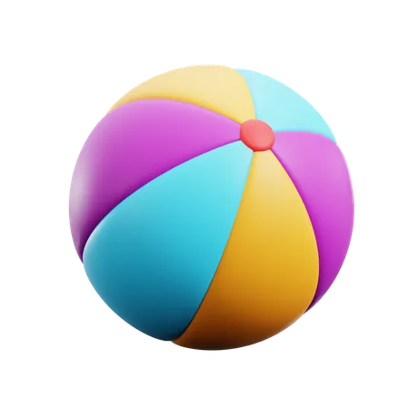 Ballon de plage  3D Icon