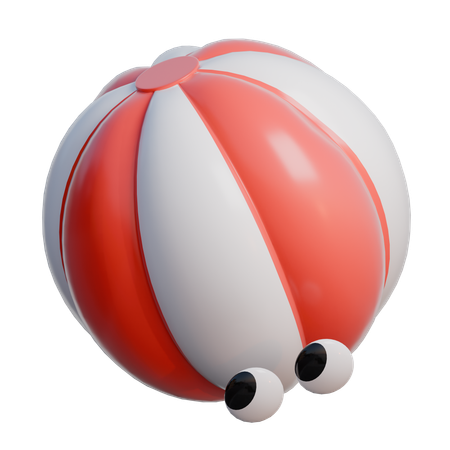 Ballon de plage  3D Icon