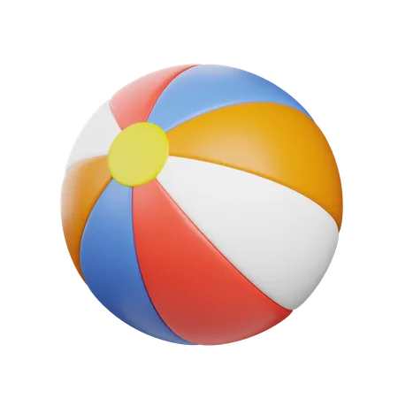 Ballon de plage  3D Icon