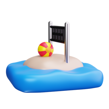 Ballon de plage  3D Icon