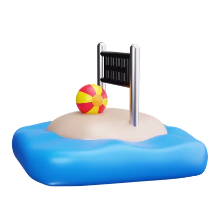 Ballon de plage  3D Icon