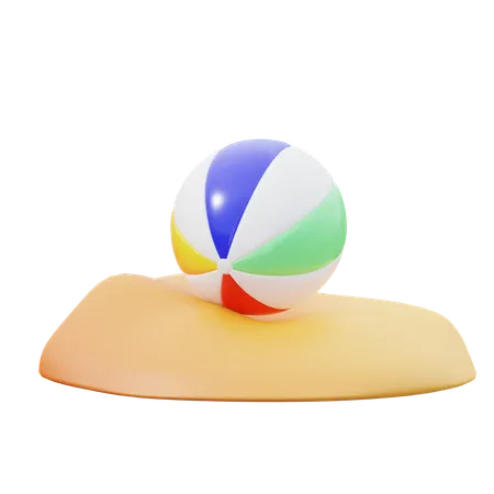 Ballon de plage  3D Icon