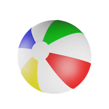 Ballon de plage  3D Icon