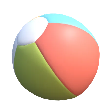 Ballon de plage  3D Icon