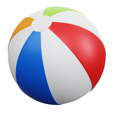 Ballon de plage  3D Icon