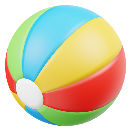 Ballon de plage  3D Icon