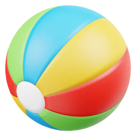 Ballon de plage  3D Icon