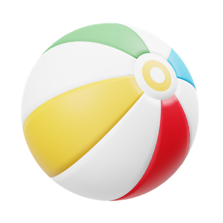 Ballon de plage  3D Icon