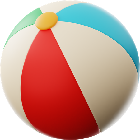 Ballon de plage  3D Icon