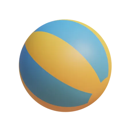 Ballon de plage  3D Icon