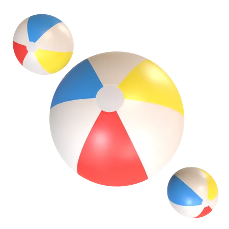 Ballon de plage  3D Icon