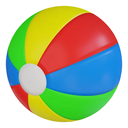 Ballon de plage  3D Icon