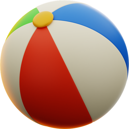 Ballon de plage  3D Icon