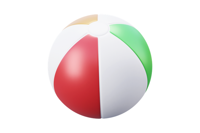 Ballon de plage  3D Icon