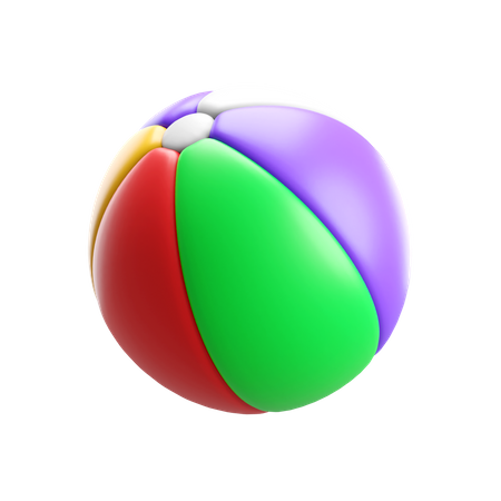 Ballon de plage  3D Icon