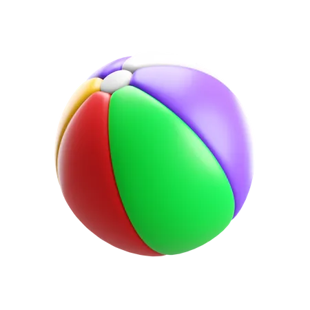 Ballon de plage  3D Icon