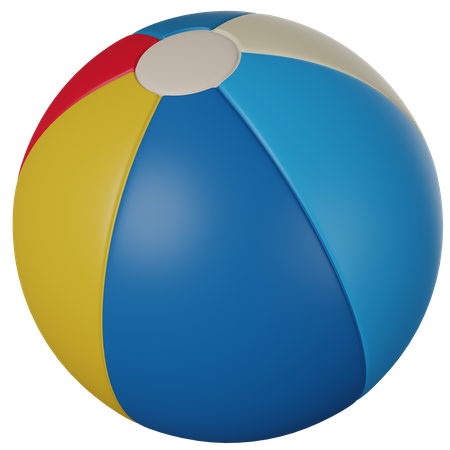 Ballon de plage  3D Icon