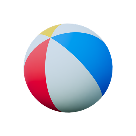 Ballon de plage  3D Icon