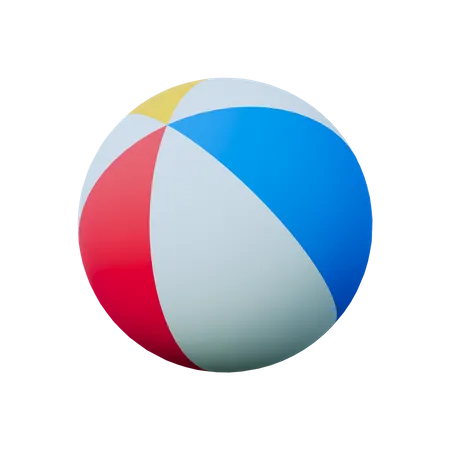 Ballon de plage  3D Icon