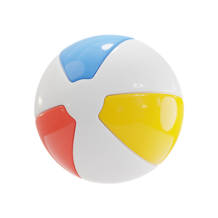 Ballon de plage  3D Icon