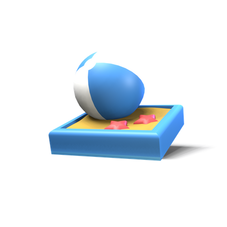 Ballon de plage  3D Icon