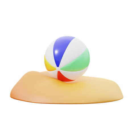 Ballon de plage  3D Icon