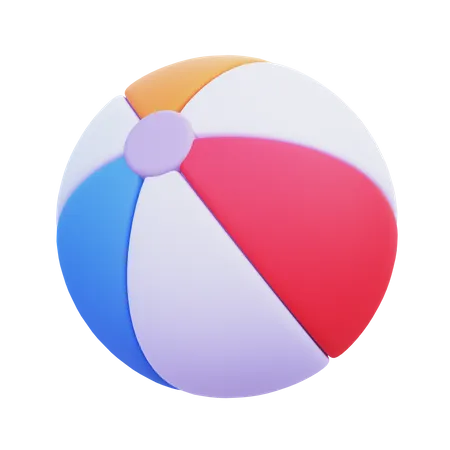 Ballon de plage  3D Icon