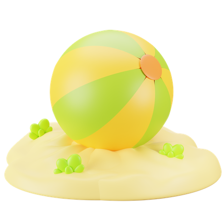 Ballon de plage  3D Icon