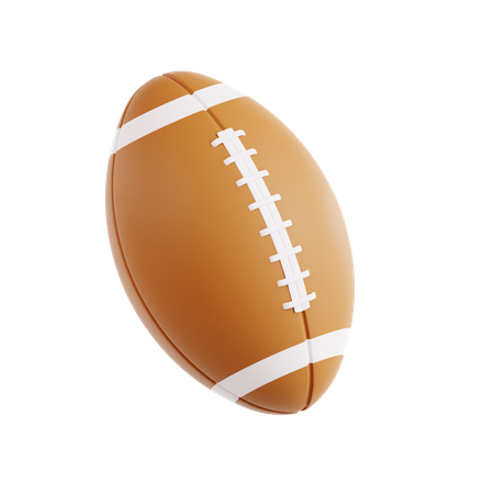 Ballon de rugby  3D Icon