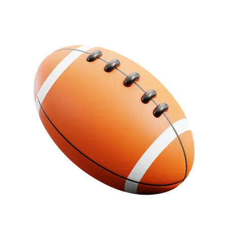 Ballon de rugby  3D Icon