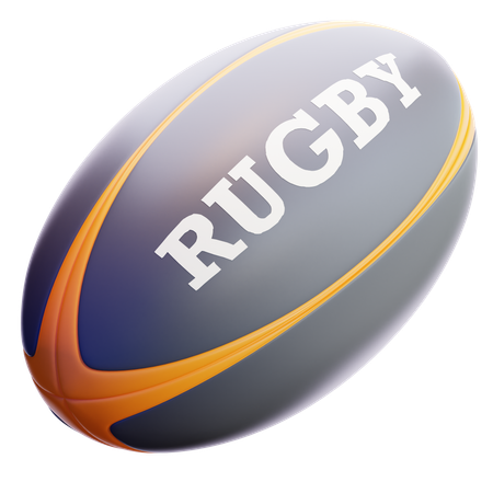 Ballon de rugby  3D Icon