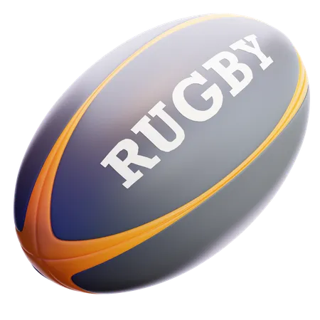 Ballon de rugby  3D Icon