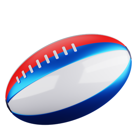 Ballon de rugby  3D Icon