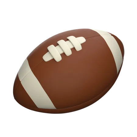 Ballon de rugby  3D Icon