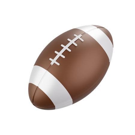 Ballon de rugby  3D Illustration