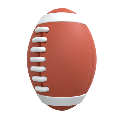 Ballon de rugby  3D Icon