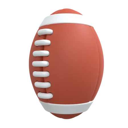 Ballon de rugby  3D Icon