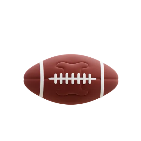 Ballon de rugby  3D Icon